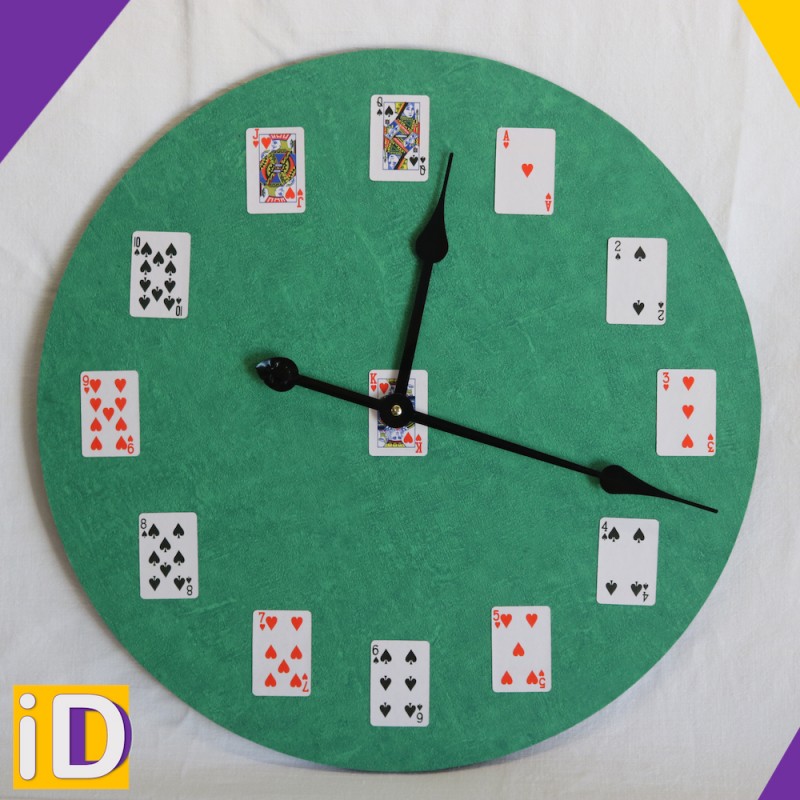 Horloge Murale Poker 50 cm Horloge Murale Poker 50 cm